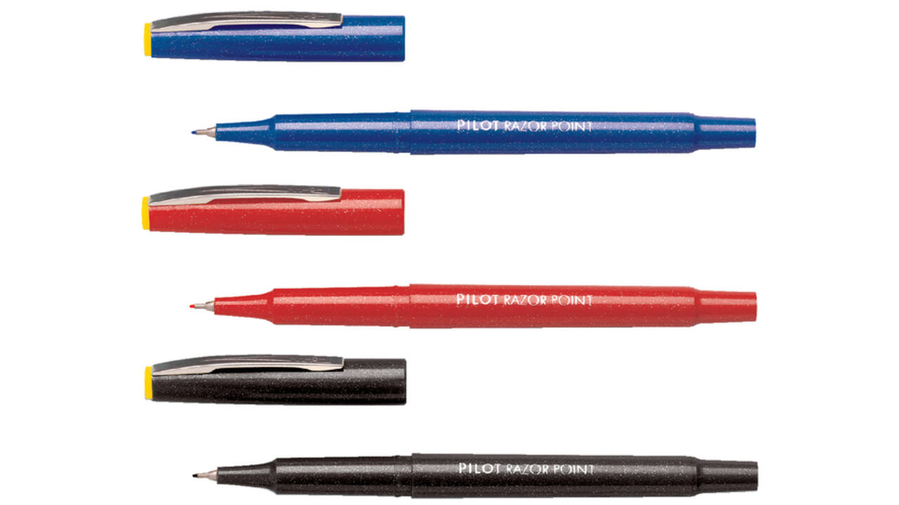 Fineliner PILOT Razor Point fijn zwart