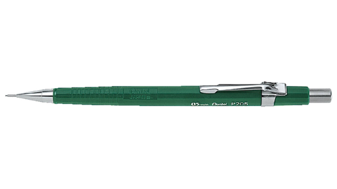 Vulpotlood Pentel P205 HB 0.5mm groen