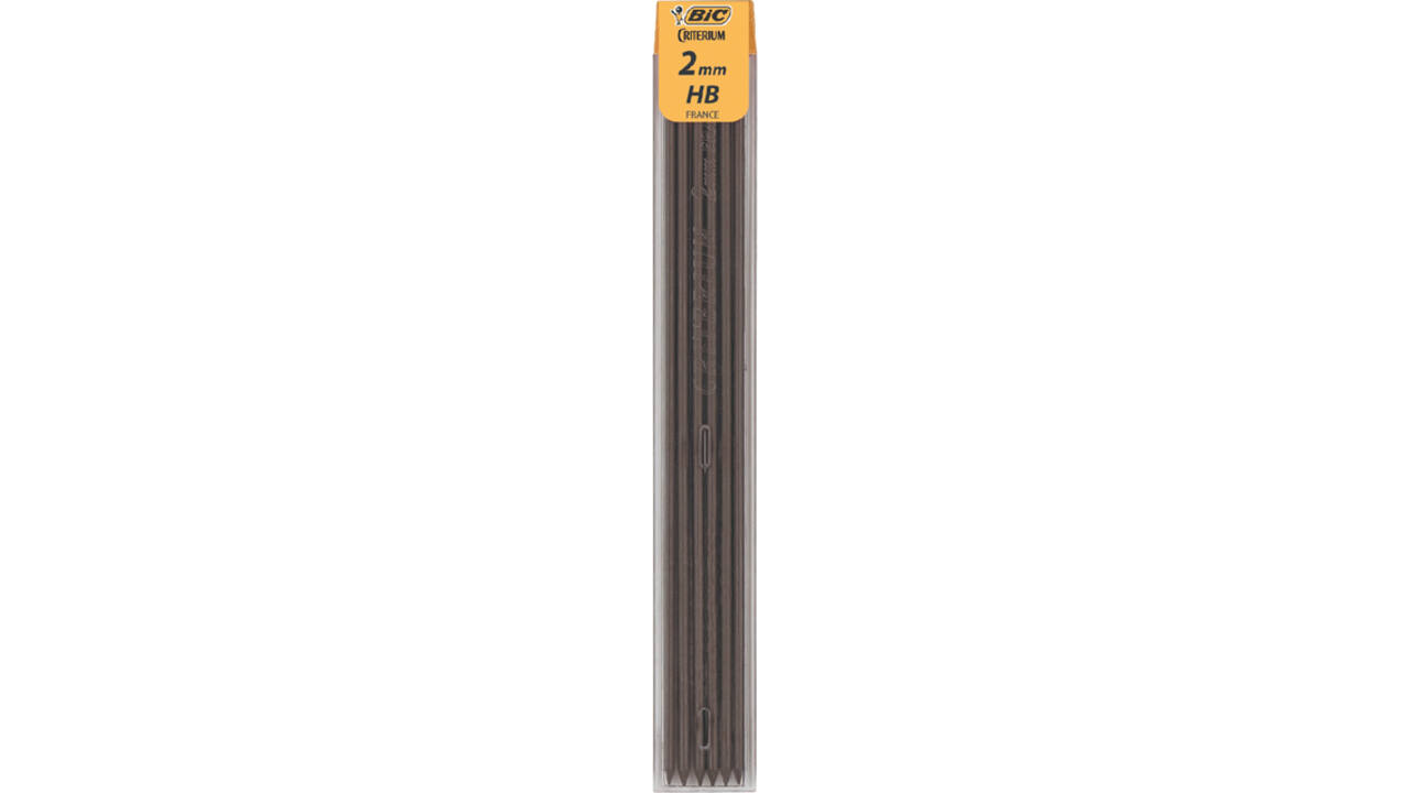Potloodstift Bic Criterium HB 2mm HB koker à 6 stuks