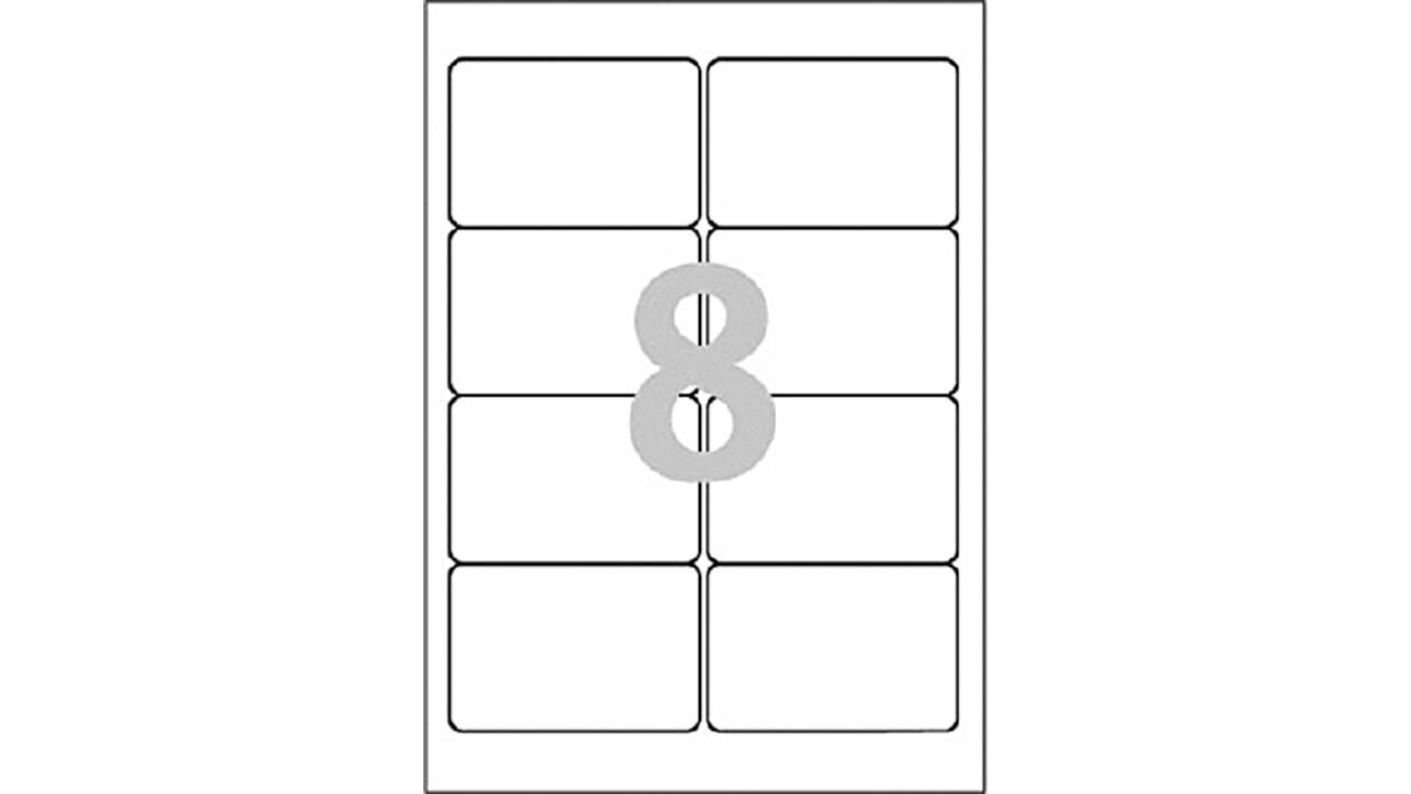 Etiket Avery L4745REV-25 96x63.5mm wit 200 stuks