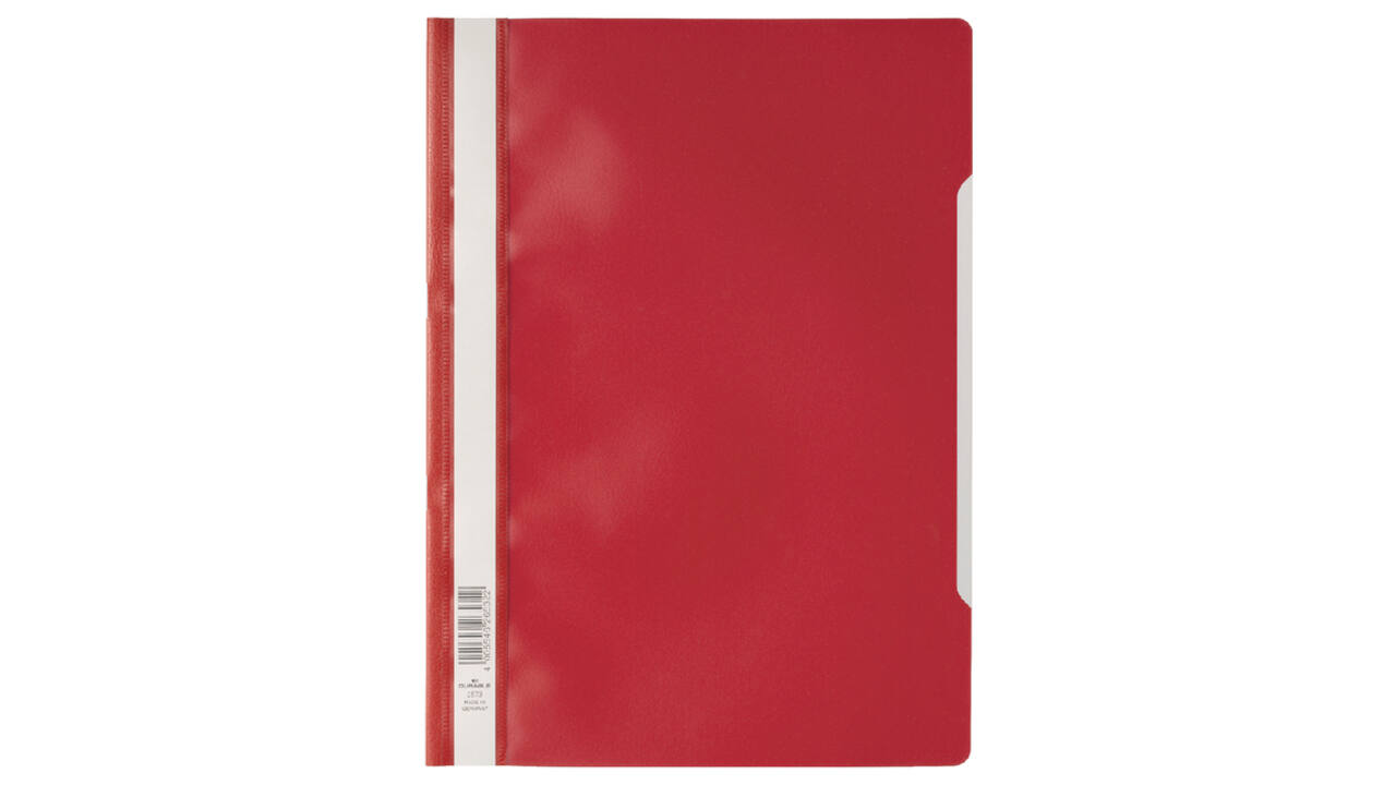 Snelhechter Durable A4 PP rood