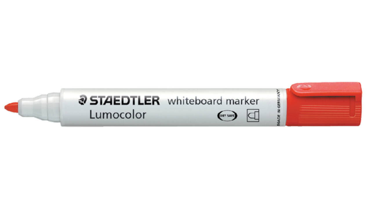 Whiteboardmarker Staedtler Lumocolor 351 rond rood 2mm