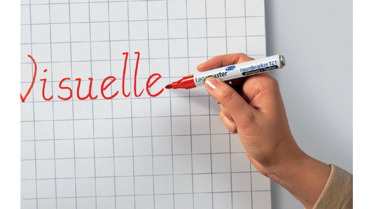 Whiteboardmarker Legamaster TZ 100 rond 1.5-3mm zwart