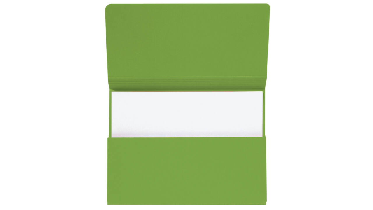 Pocketmap Secolor folio 100% gerecycled karton 250gr groen