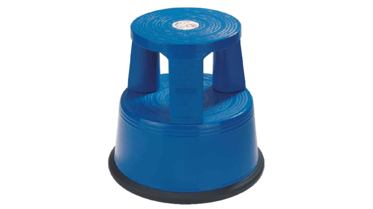 Opstapkruk Desq 420mm kunststof blauw