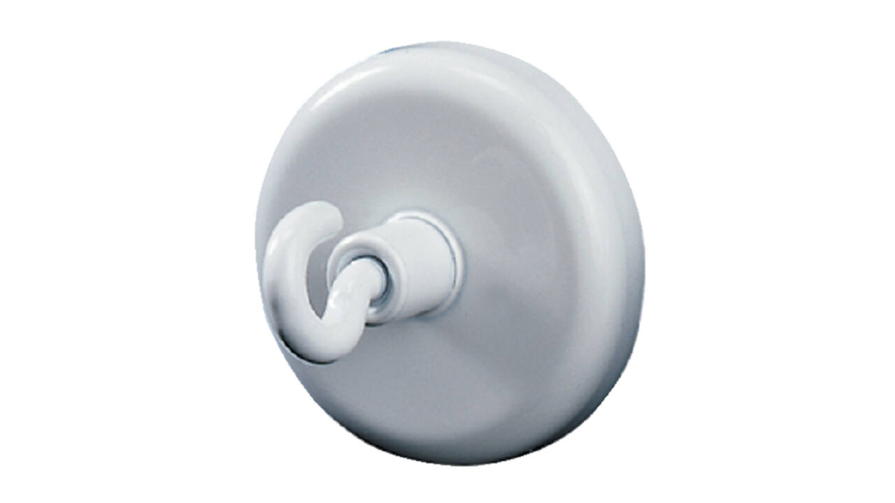 Magneet met haak Dahle 36mm draagkracht 8kg wit