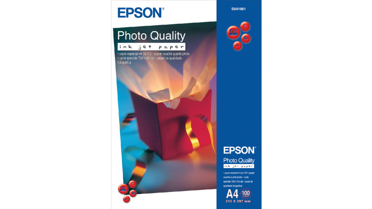 Inkjetpapier Epson S041061 A4 mat 102gr 100vel 100 vel