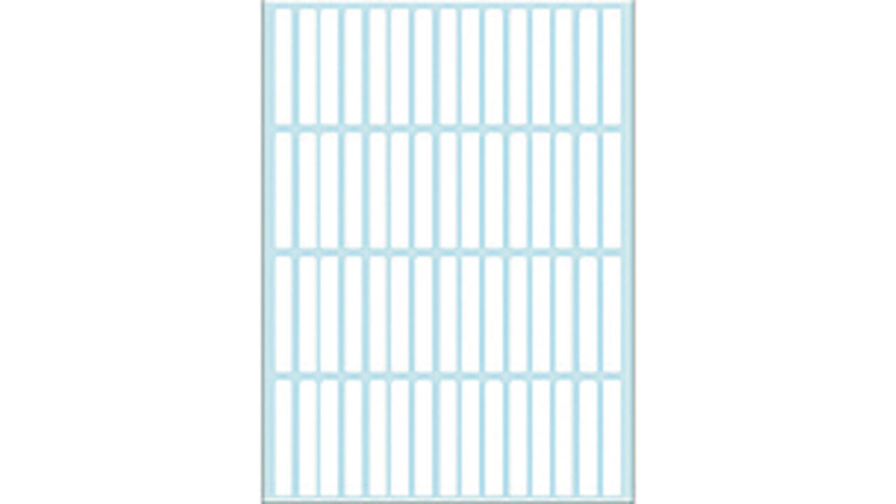 Etiket HERMA 2300 5x35mm wit 1920 stuks
