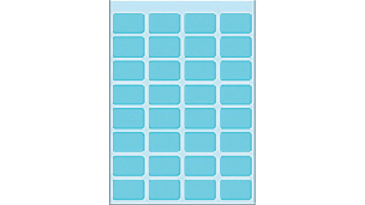Etiket HERMA 3643 12x19mm blauw 160 stuks