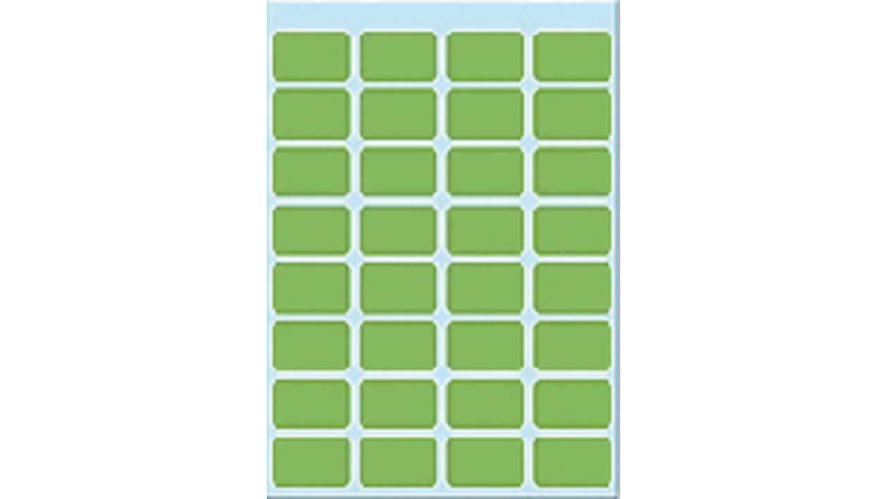 Etiket HERMA 3645 12x19mm groen 160 stuks