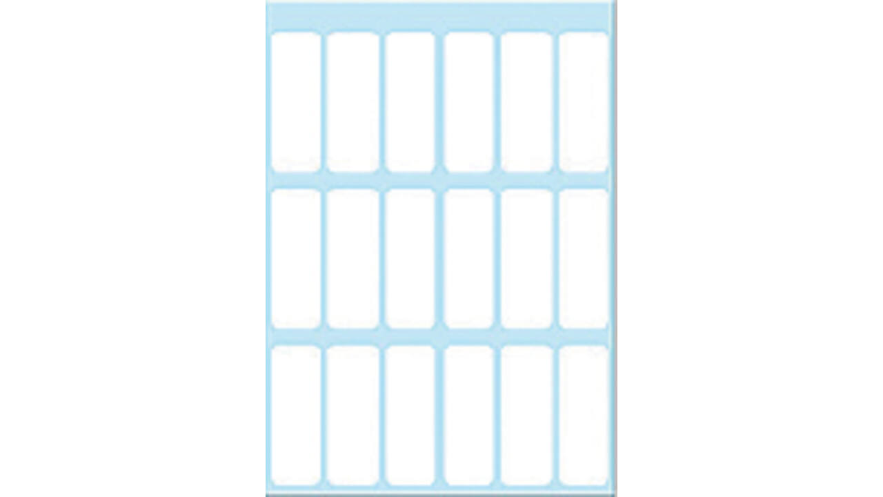 Etiket HERMA 3650 12x34mm wit 126 stuks
