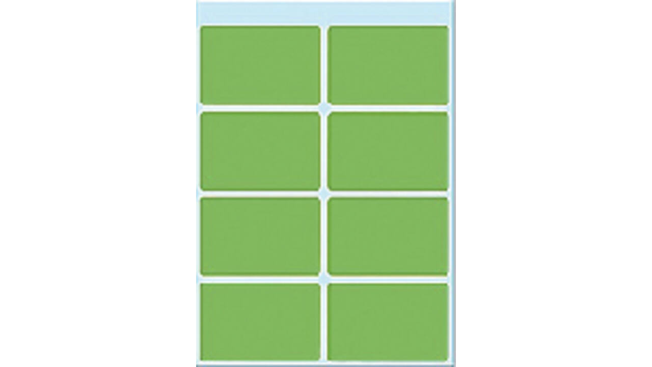Etiket HERMA 3695 26x40mm groen 40 stuks