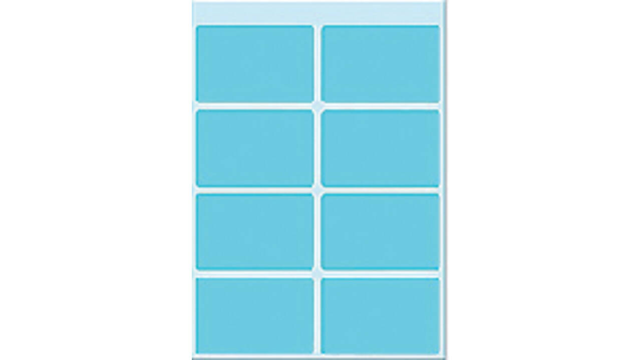 Etiket HERMA 3693 25x40mm blauw 40 stuks