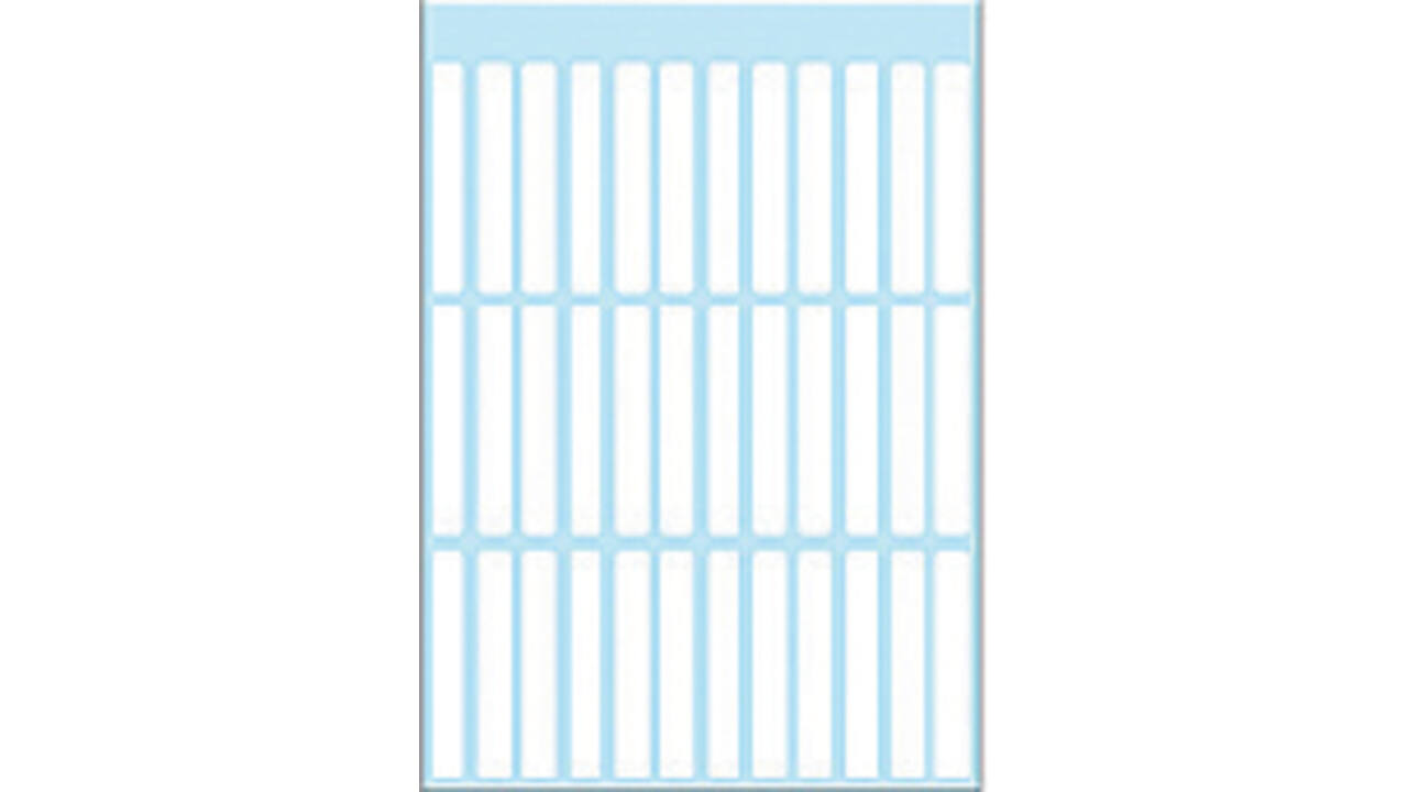 Etiket HERMA 3735 5x35mm wit 252 stuks