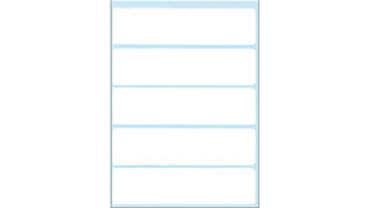 Etiket HERMA 3750 21x80mm wit 35 stuks