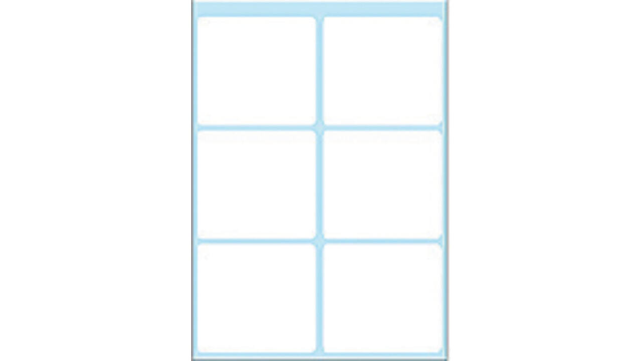 Etiket HERMA 3753 36x40mm wit 42 stuks