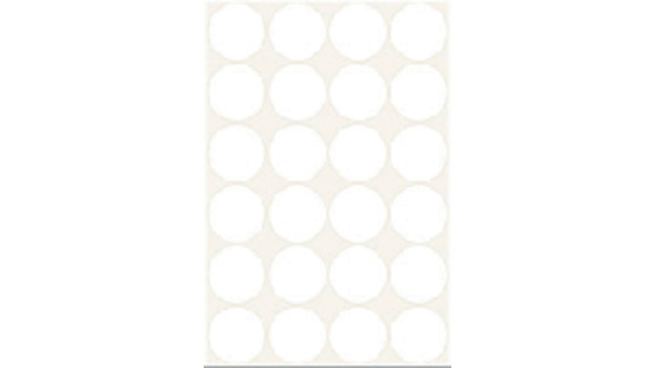 Etiket HERMA 2260 rond 25mm wit 768 stuks