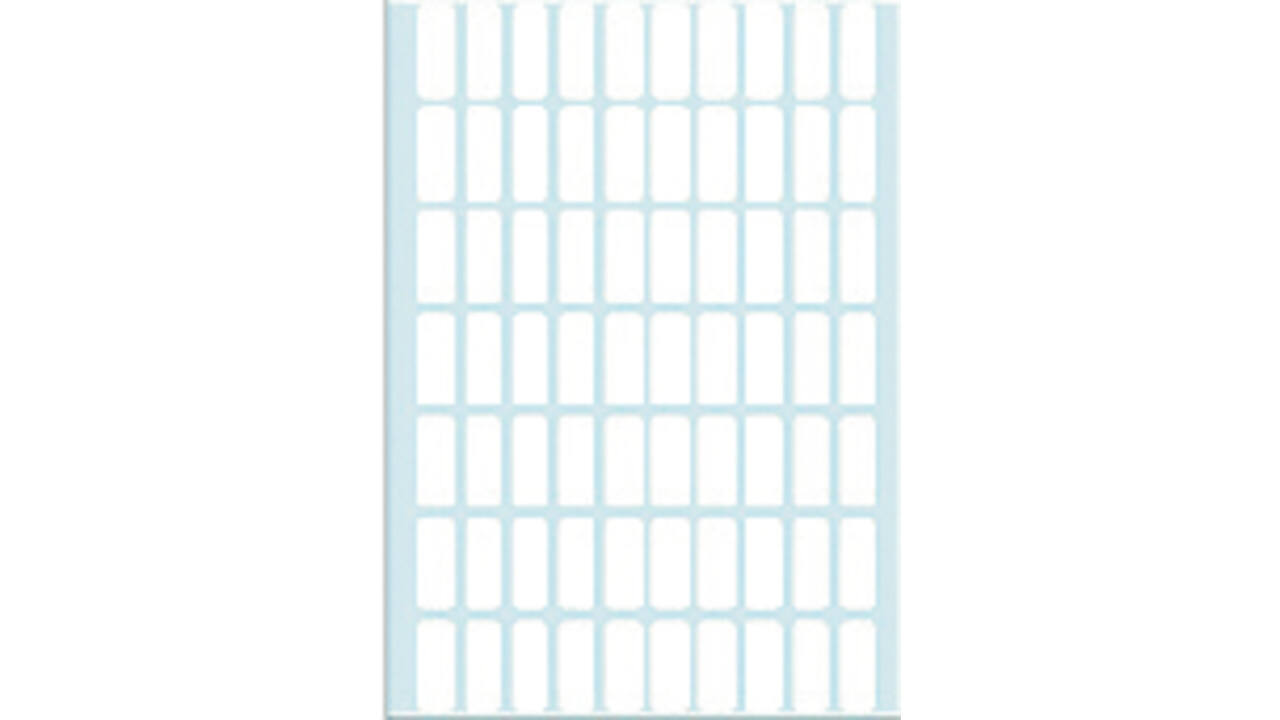 Etiket HERMA 2320 8x20mm wit 2240 stuks