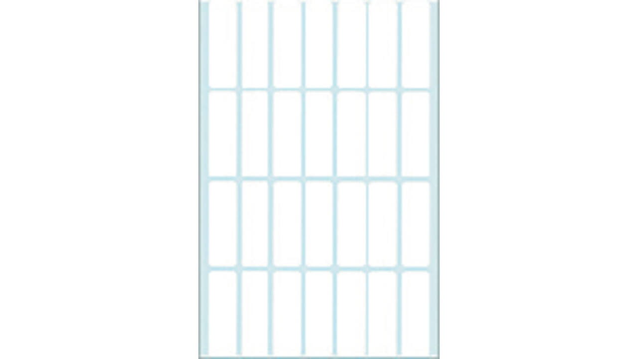 Etiket HERMA 2360 13x40mm wit 896 stuks