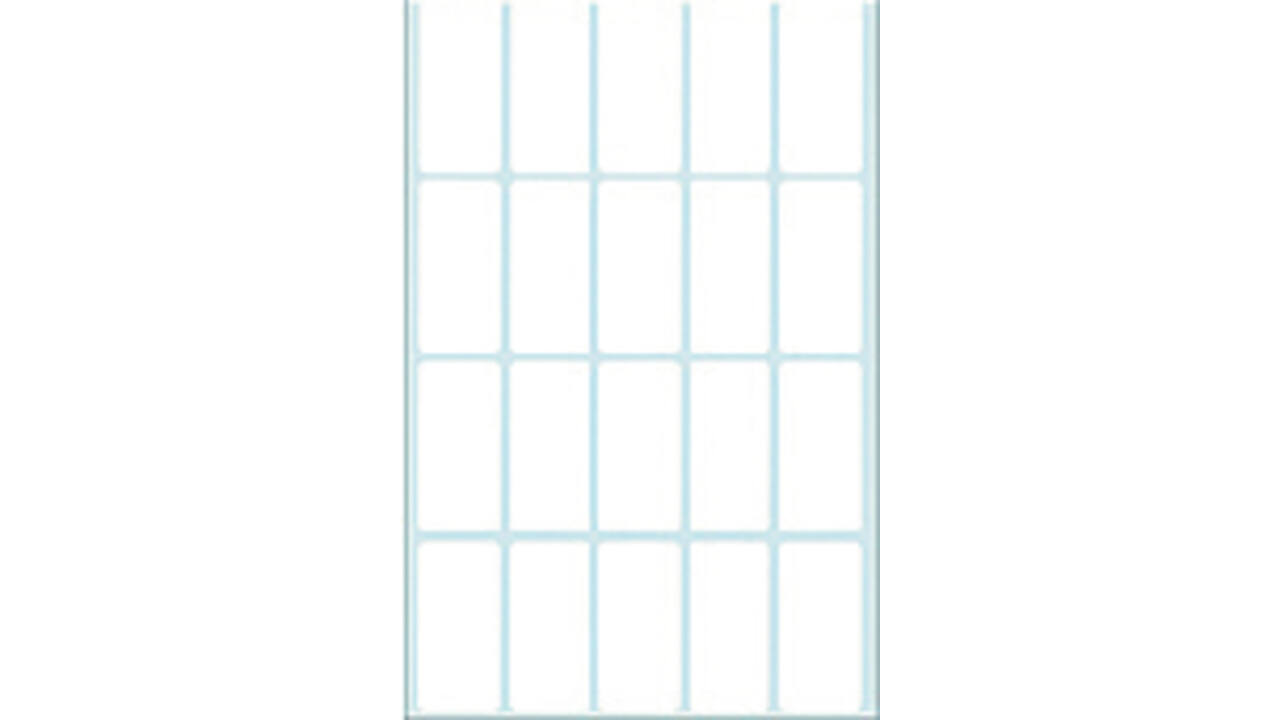 Etiket HERMA 2400 19x40mm wit 640 stuks