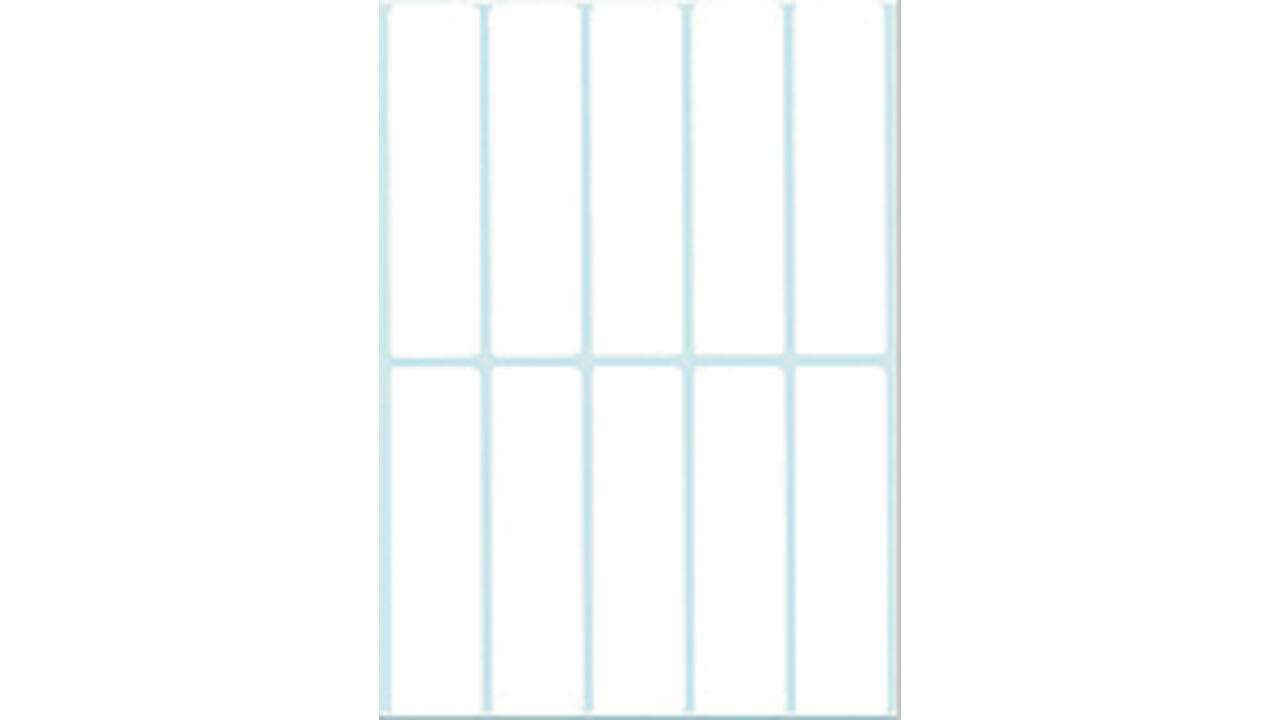 Etiket HERMA 2420 20x75mm wit 320 stuks