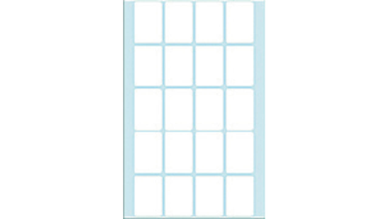 Etiket HERMA 2430 22x32mm wit 640 stuks