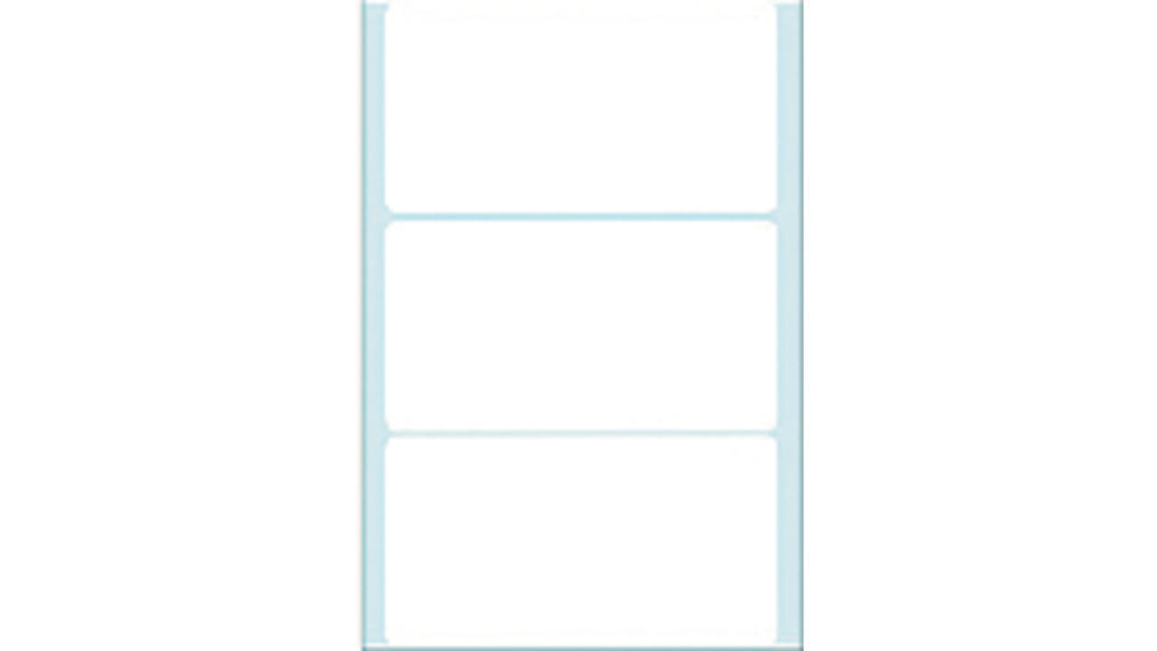 Etiket HERMA 2500 52x100mm wit 96 stuks