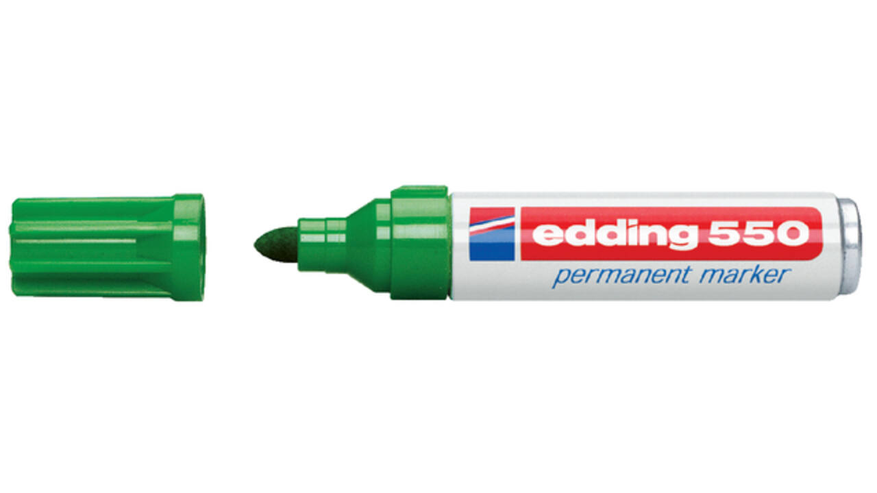 Viltstift edding 550 rond 3-4mm groen