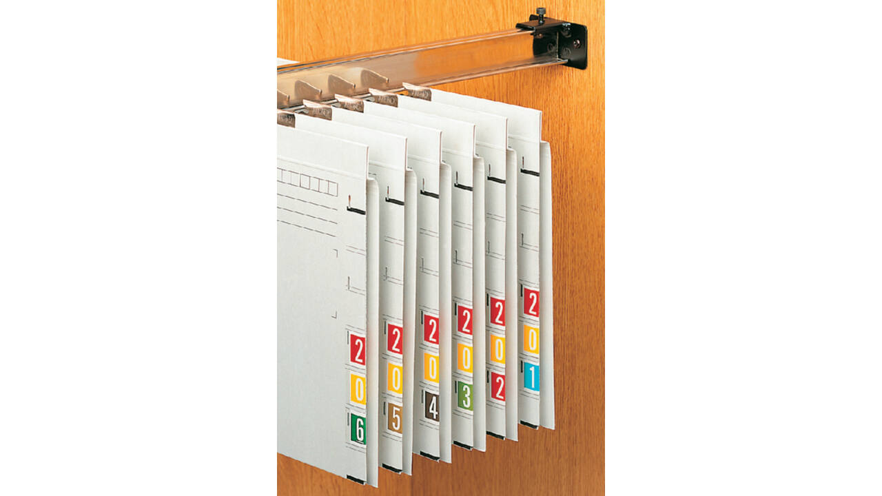 Clipexmap Djois Secolor A4 lateraal blauw