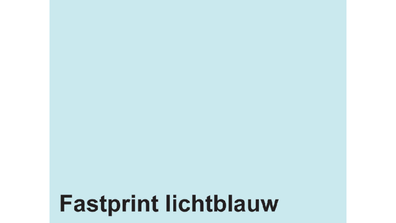 Receptpapier Fastprint A6 80gr lichtblauw 2000 vel