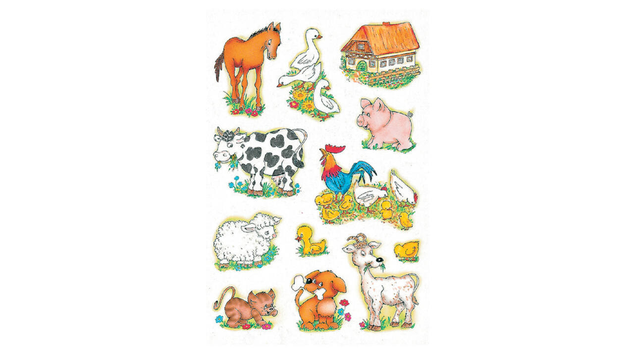 Etiket HERMA 5419 boerderijdieren