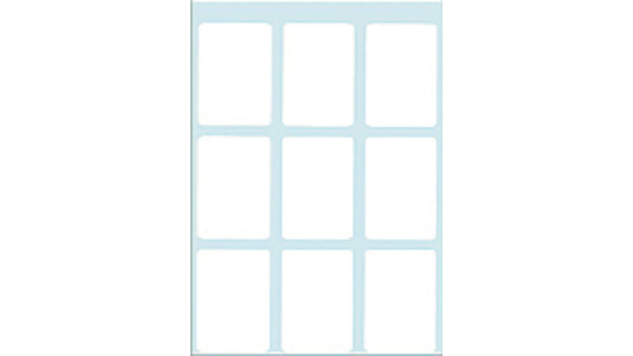 Etiket HERMA 3752 24x35mm wit 63 stuks