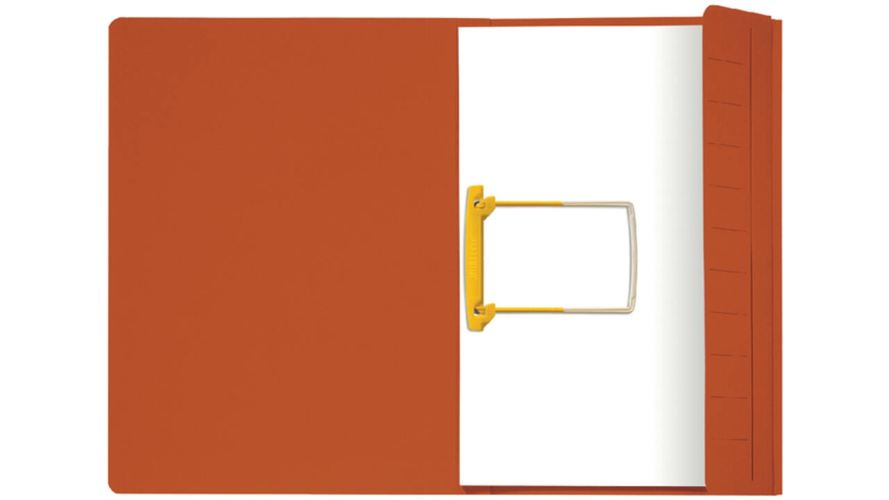 Combimap Secolor folio 1 klep recycled 250gr rood