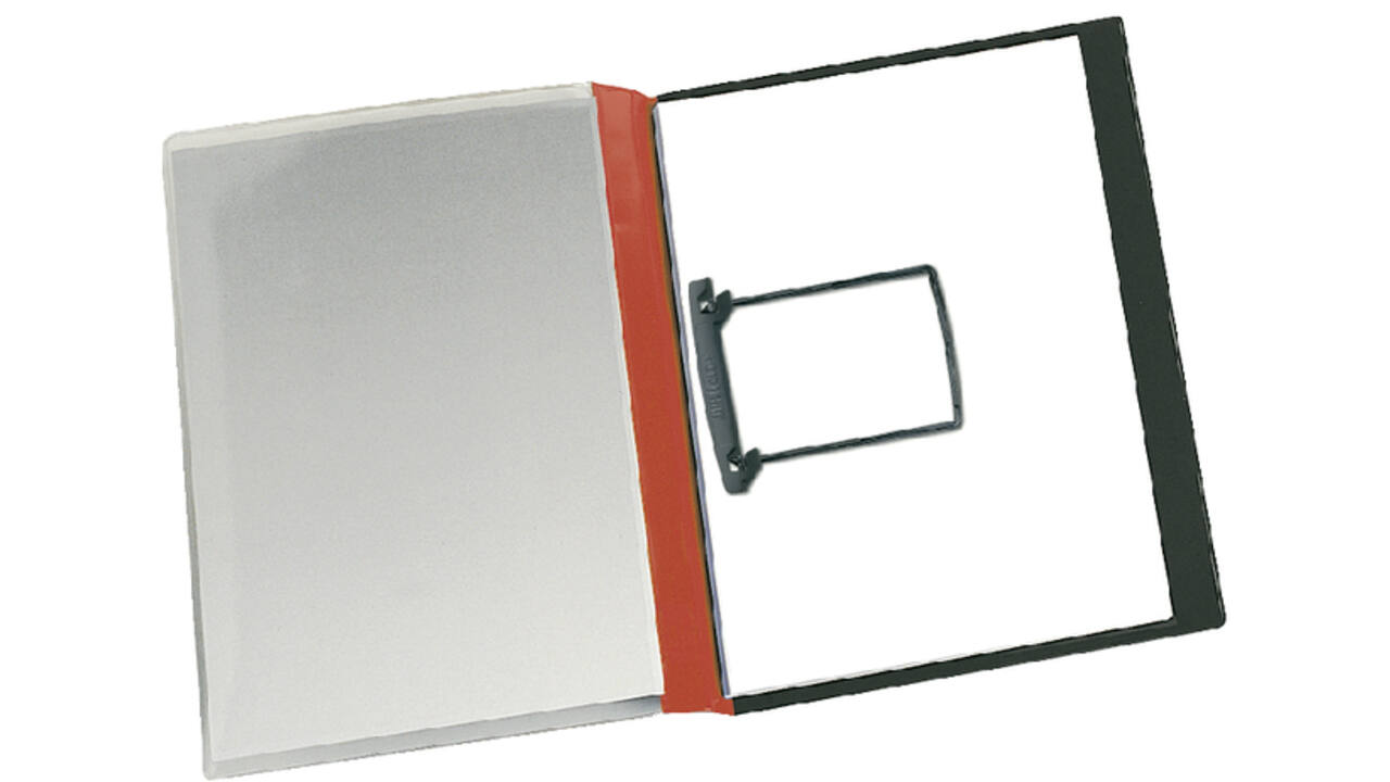 Rapportenmap met JalemaClip A4 rood