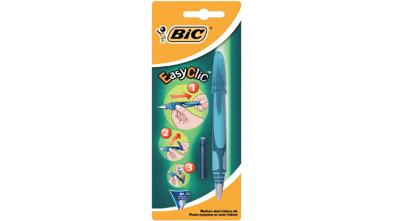 Vulpen Bic EasyClic medium blister à 1 stuk