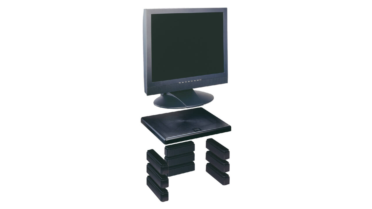 Monitorstandaard Quantore 30kg zwart