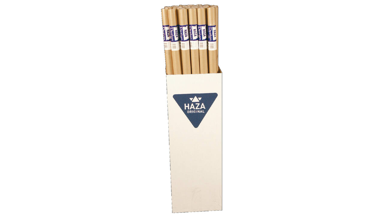 Inpakpapier HAZA Kraft gestreept 60gr 100cmx5m op rol