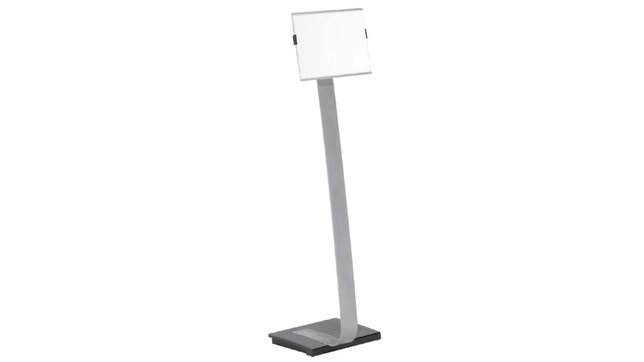 Folderstandaard Durable 4812 vloerstandaard A4 aluminium