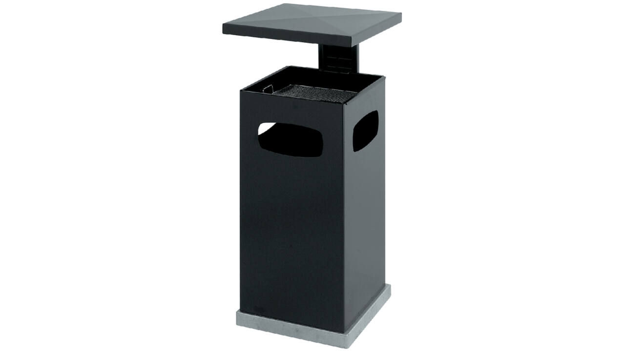 As-papierbak Vepa Bins met afneembaar afdak 70 liter  antraciet
