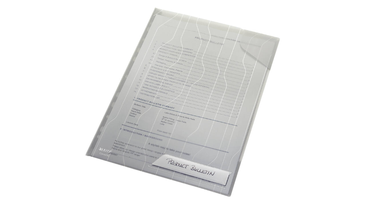 Combifile Leitz 4726 zichtmap A4 PP transparant 5 stuks