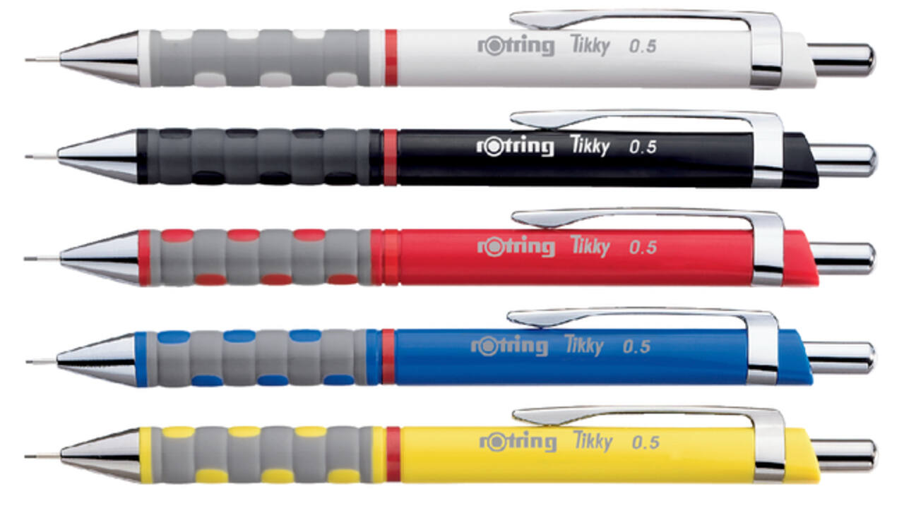 Vulpotlood rOtring Tikky 0.5mm zwart