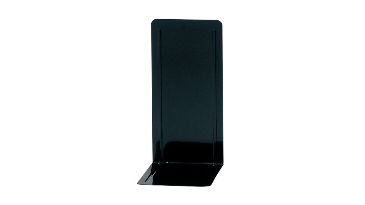 Boekensteun MAUL Pro 140x120x240mm set 2 staal zwart