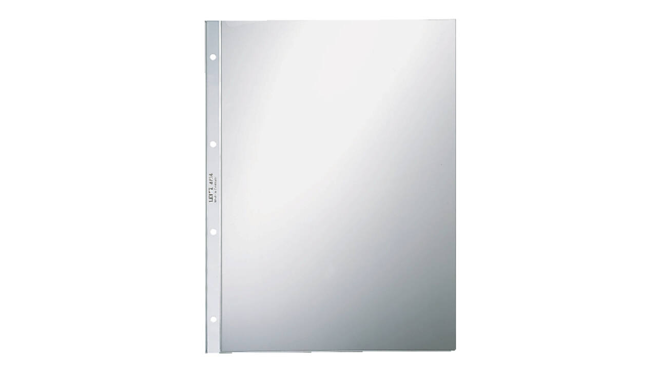 Showtas Leitz Premium standaard copy safe 0.09mm 4-gaats PVC A4 glashelder 100 stuks