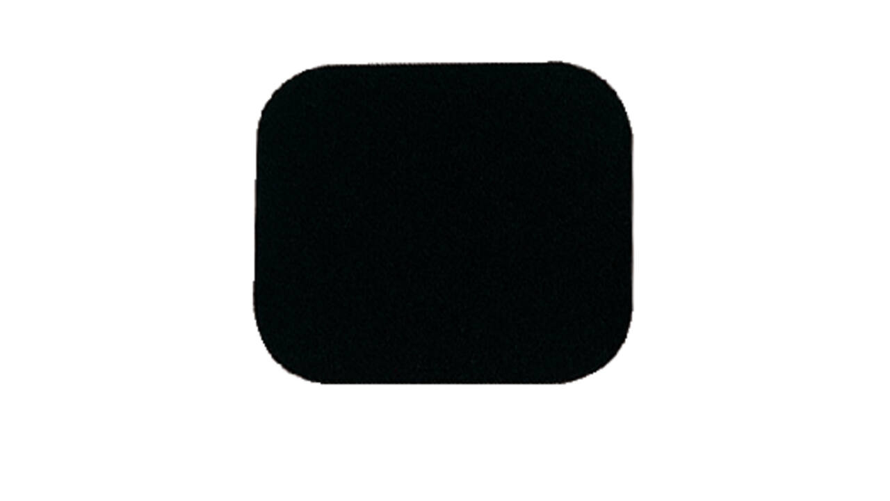 Muismat Quantore 230x190x6mm zwart