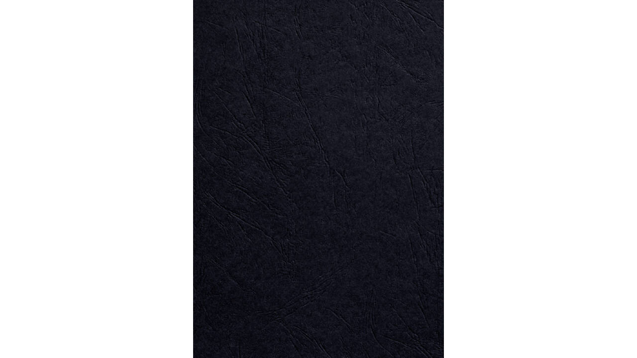 Voorblad Fellowes A4 lederlook zwart 100 stuks