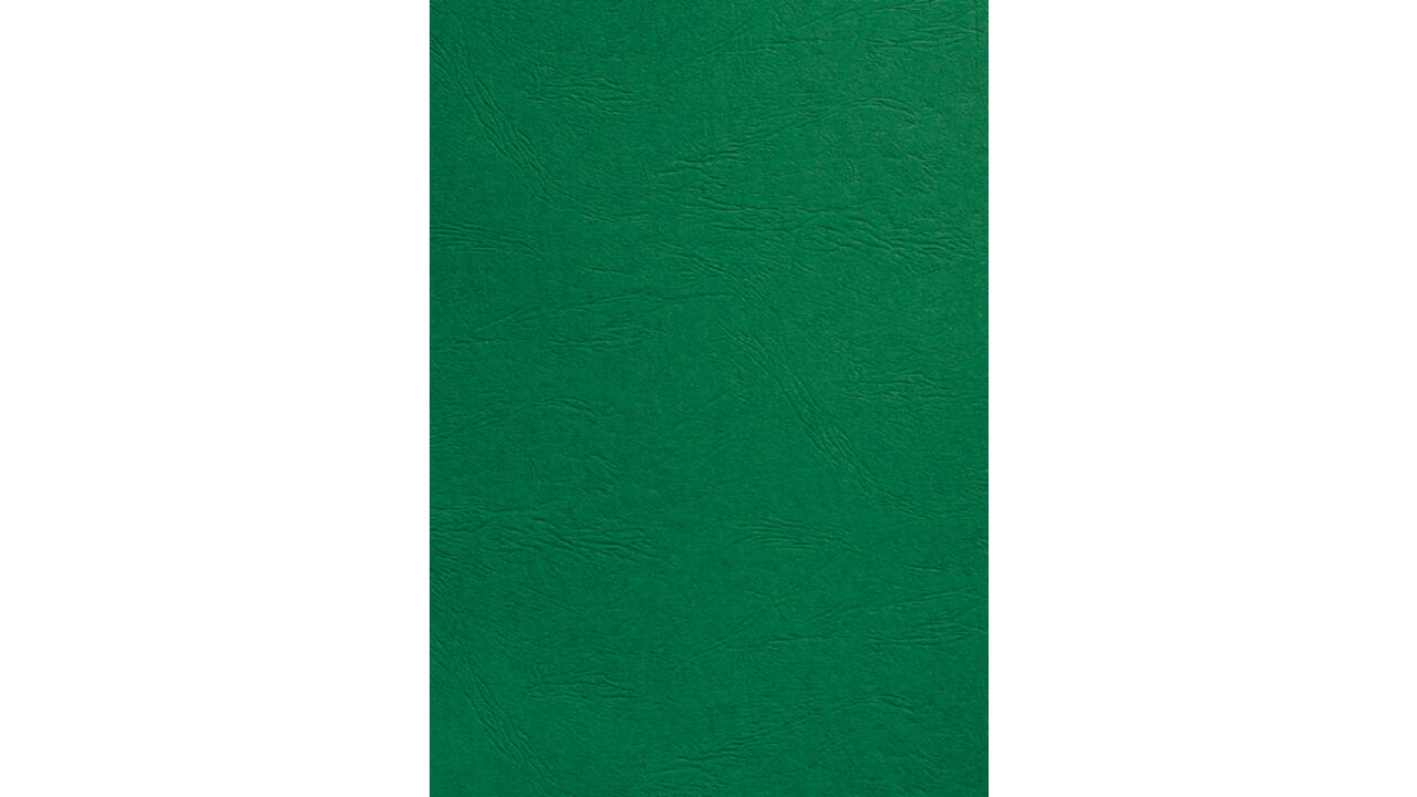 Voorblad GBC A4 lederlook groen 100 stuks
