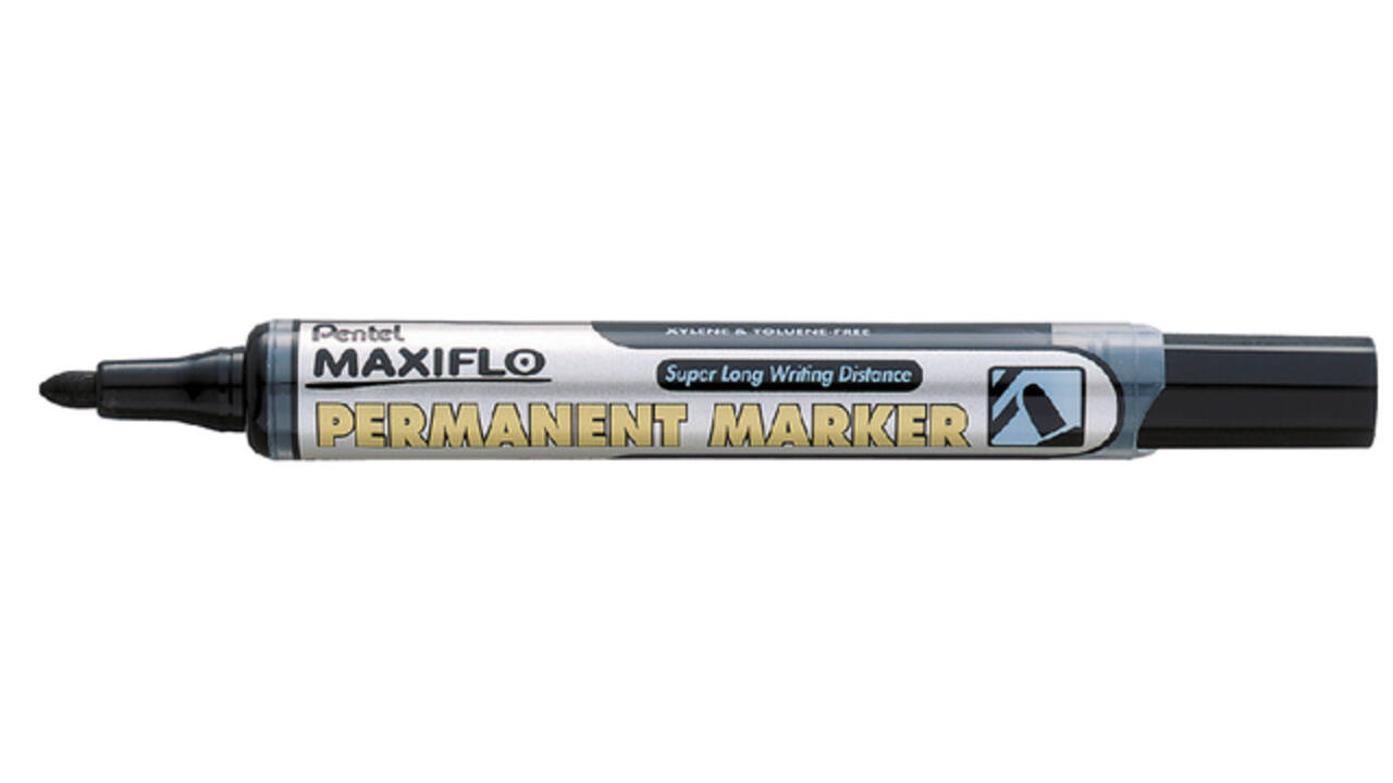 Viltstift Pentel NLF50 Maxiflo rond 1mm zwart