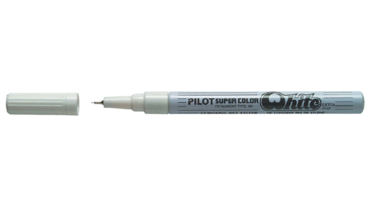 Fineliner PILOT Super Color extra fijn wit