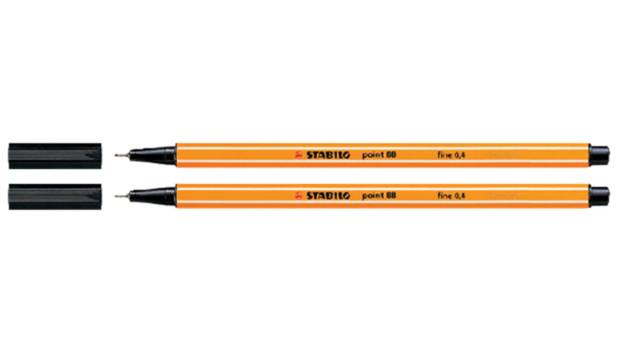 Fineliner STABILO point 88/46 fijn zwart
