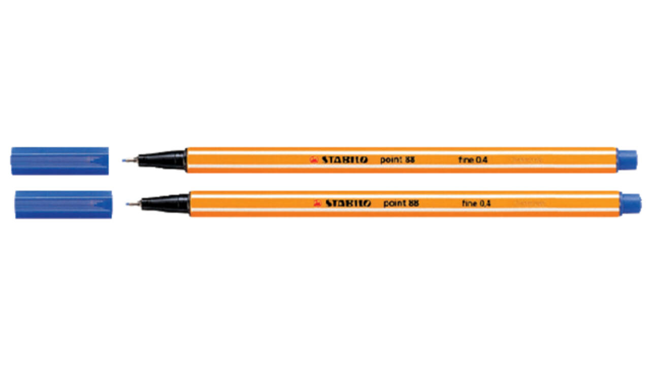 Fineliner STABILO point 88/41 fijn blauw